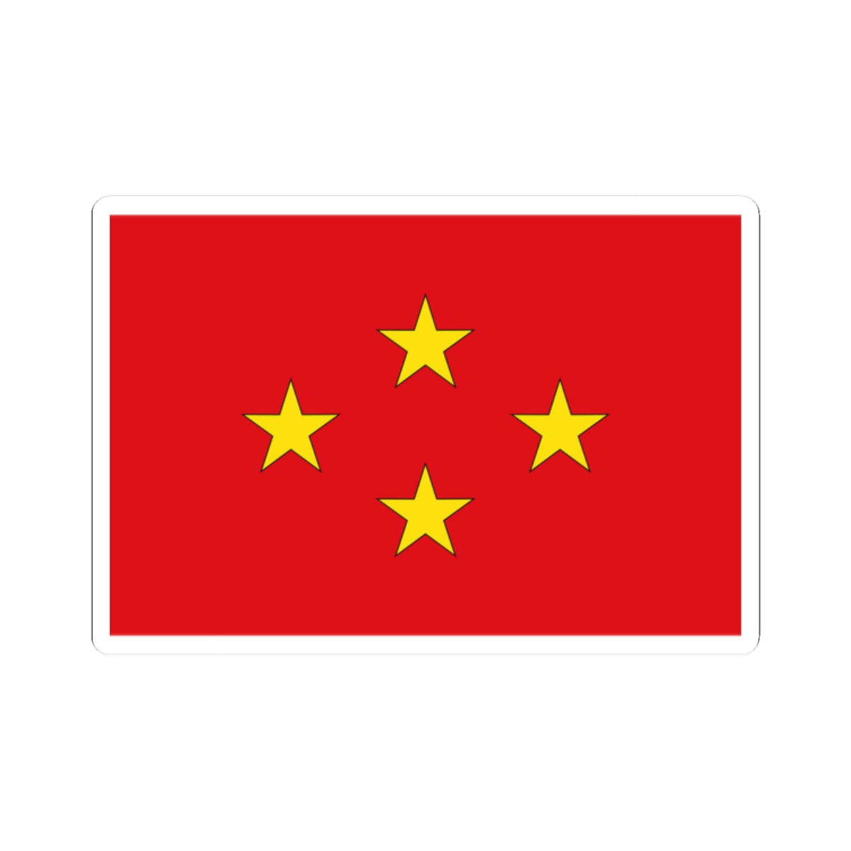 Flag Thai General (Thailand) STICKER Vinyl Kiss-Cut Decal