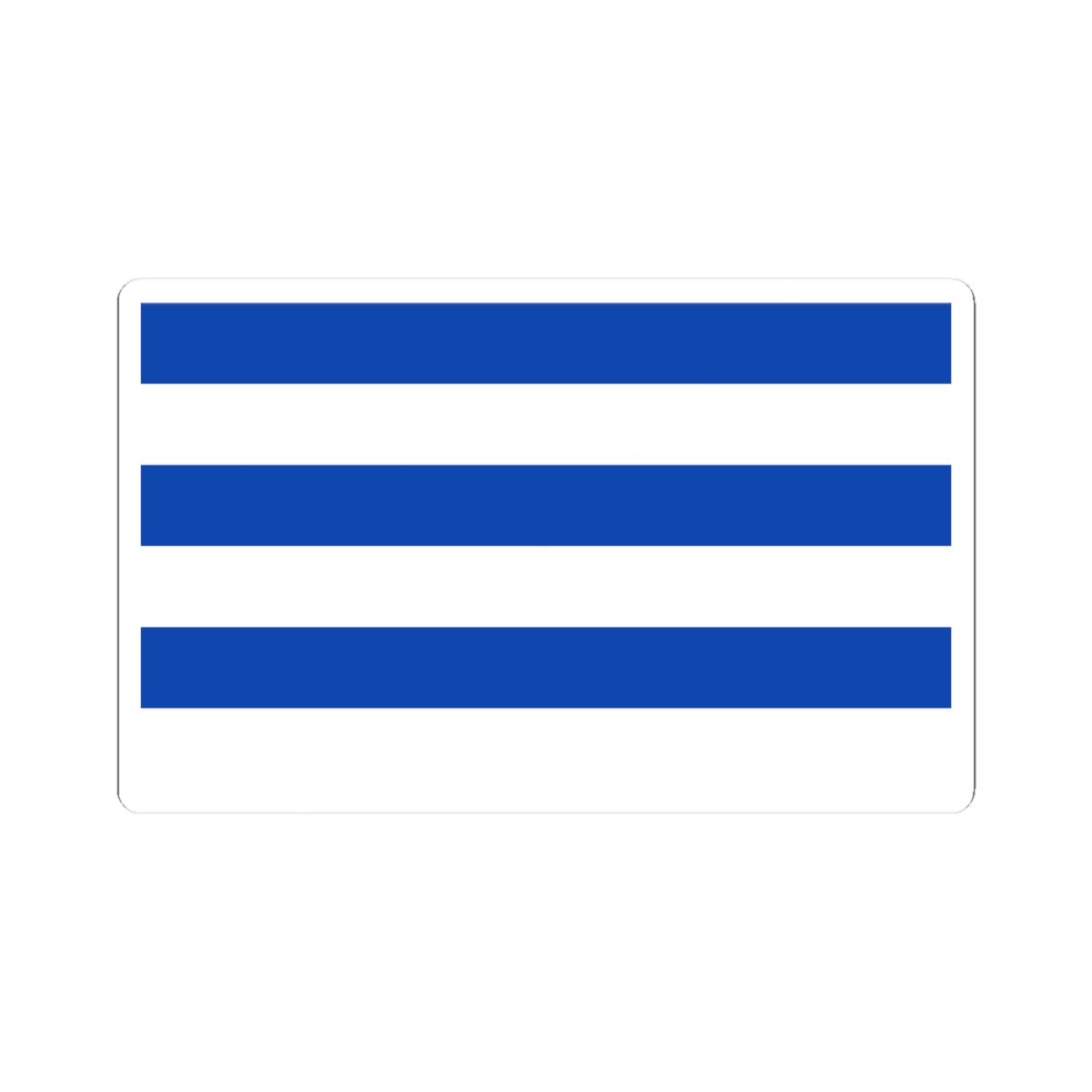 Flag maritime lugo (Spain) STICKER Vinyl Kiss-Cut Decal