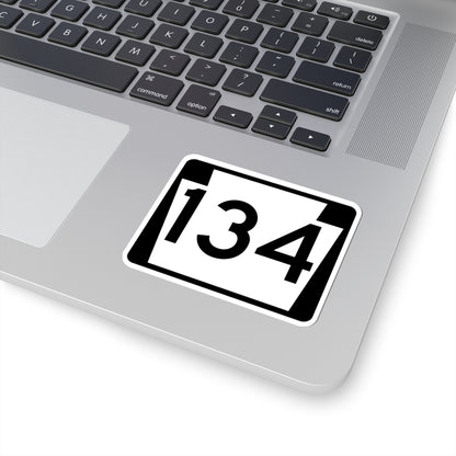 PA-134 (Pennsylvania) (Road Sign) STICKER Vinyl Kiss-Cut Decal