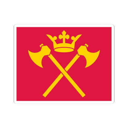 Flag of Hordaland (Norway) STICKER Vinyl Kiss-Cut Decal