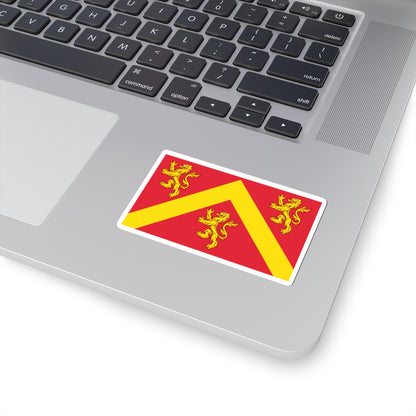 Flag of Anglesey (United Kingdom) STICKER Vinyl Kiss-Cut Decal