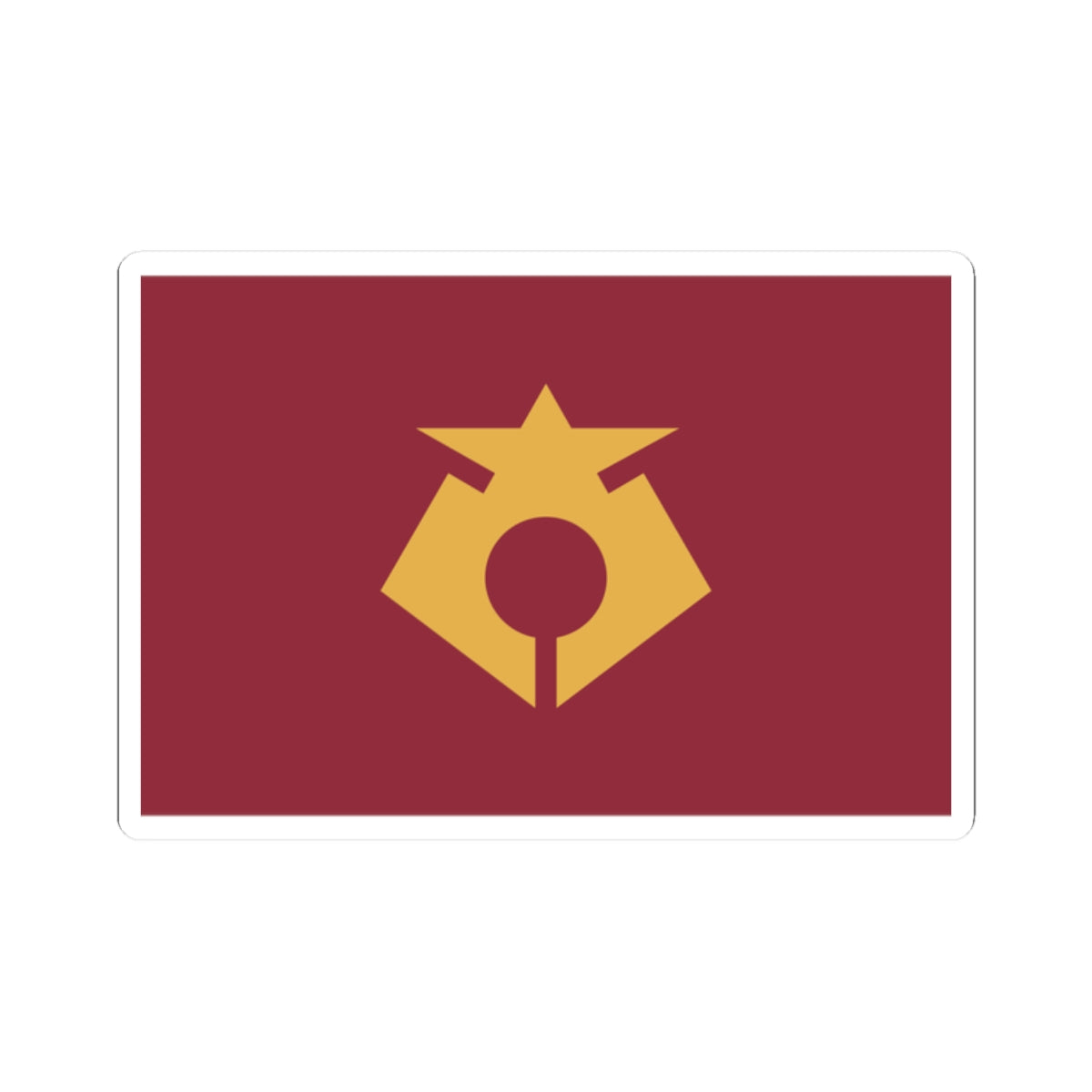Flag of Rikuzentakata Iwate (Japan) STICKER Vinyl Kiss-Cut Decal