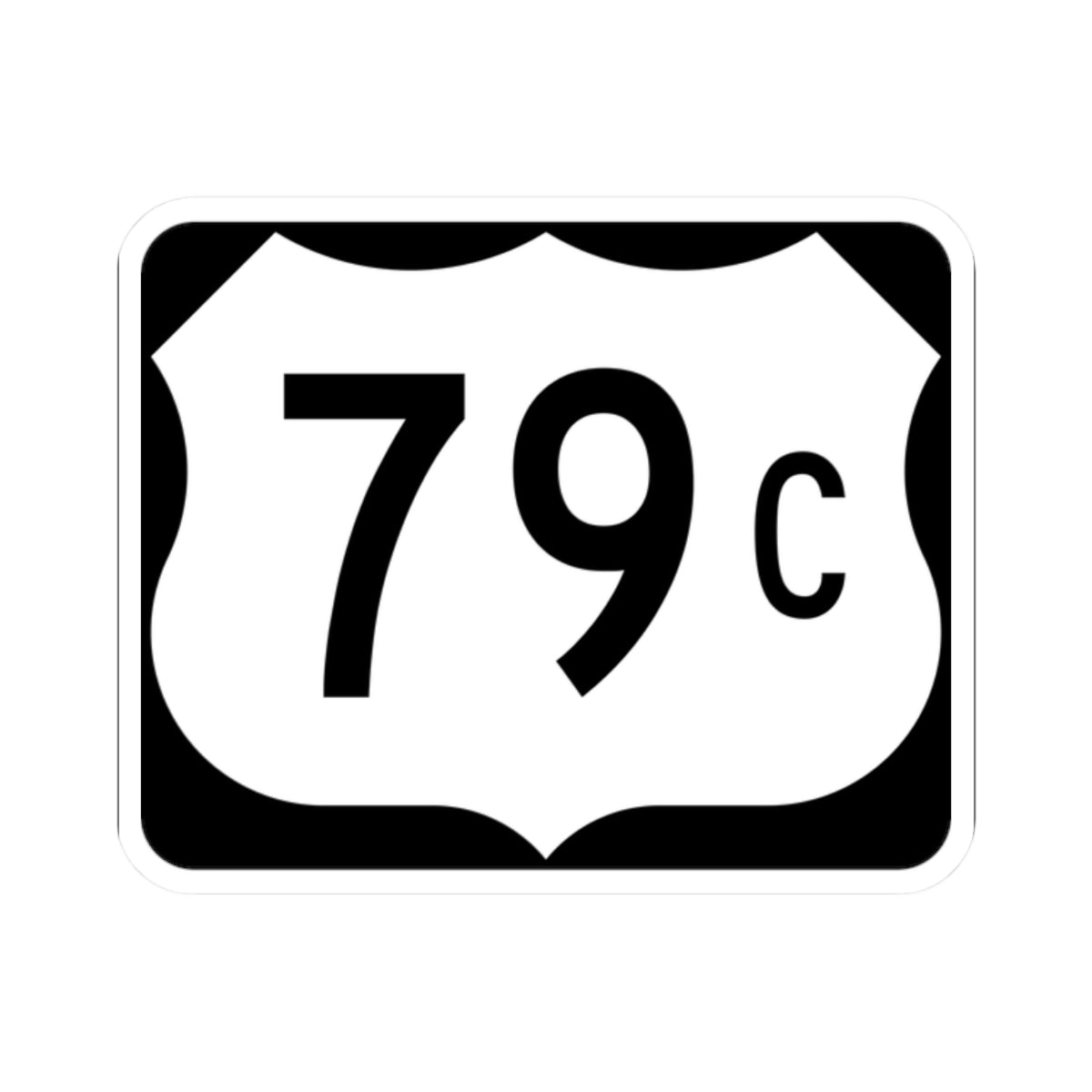 US 79C (Arkansas) (Road Sign) STICKER Vinyl Kiss-Cut Decal
