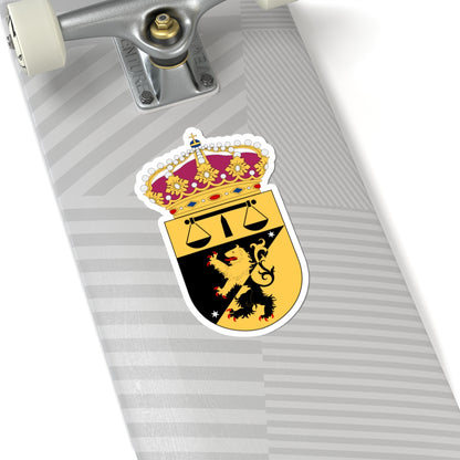 Skaraborgs tingsrätt vapen (Sweden) (Coat of Arms) STICKER Vinyl Kiss-Cut Decal