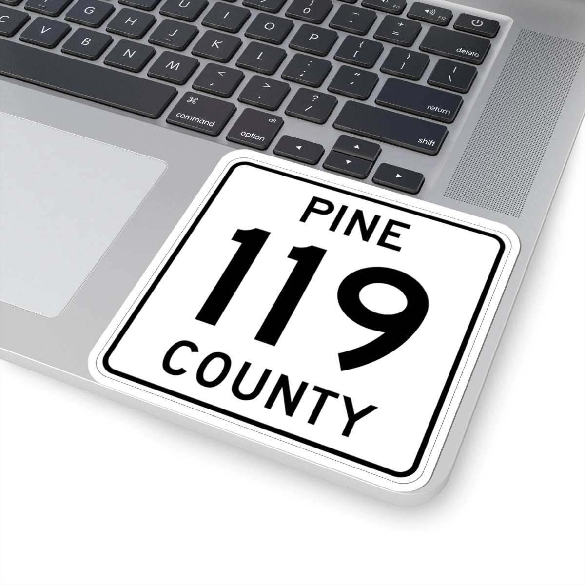 Pine County Route 119 MN (Minnesota) (Road Sign) STICKER Vinyl Kiss-Cut Decal