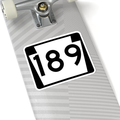 PA-189 (Pennsylvania) (Road Sign) STICKER Vinyl Kiss-Cut Decal