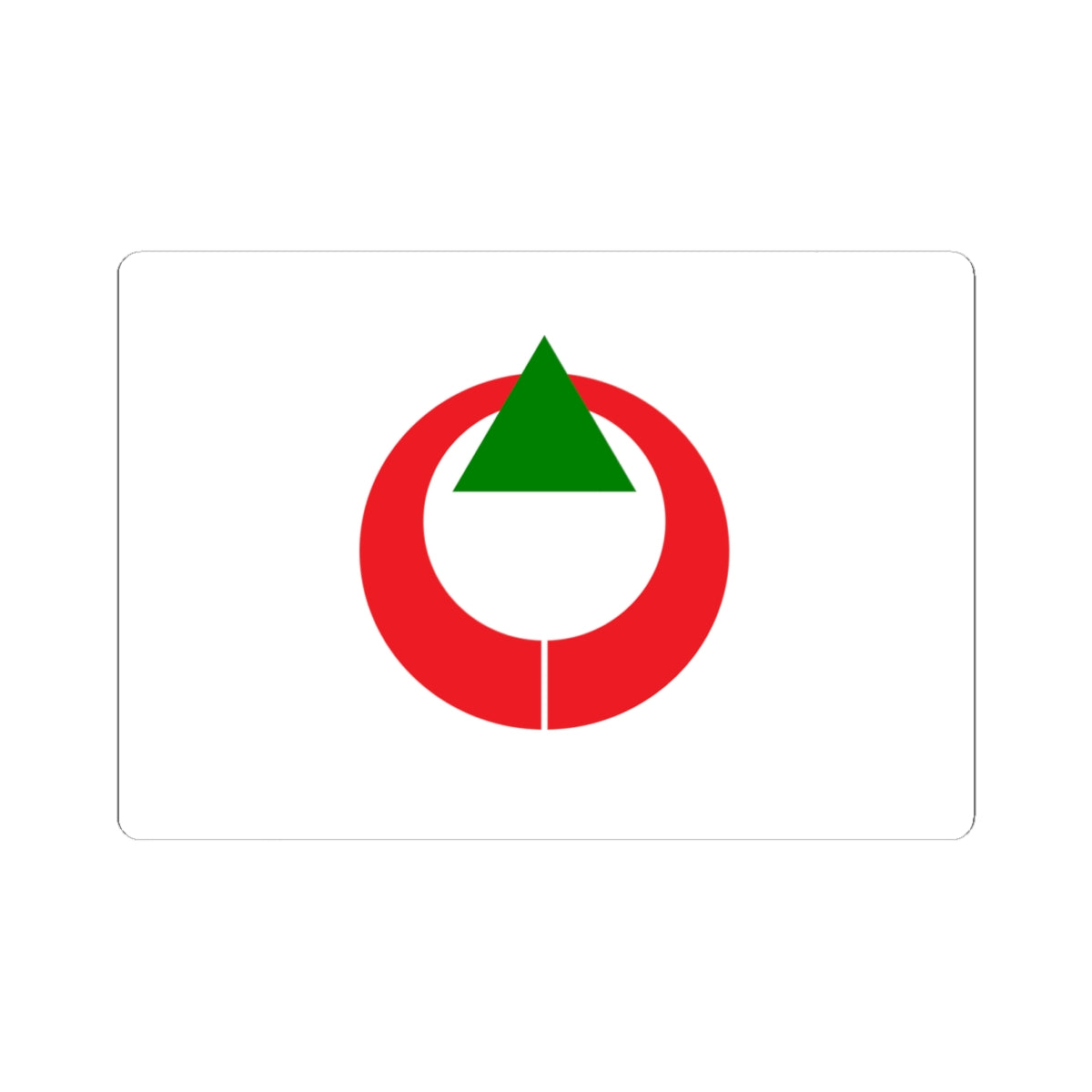 Flag of Shihoro Hokkaido (Japan) STICKER Vinyl Kiss-Cut Decal