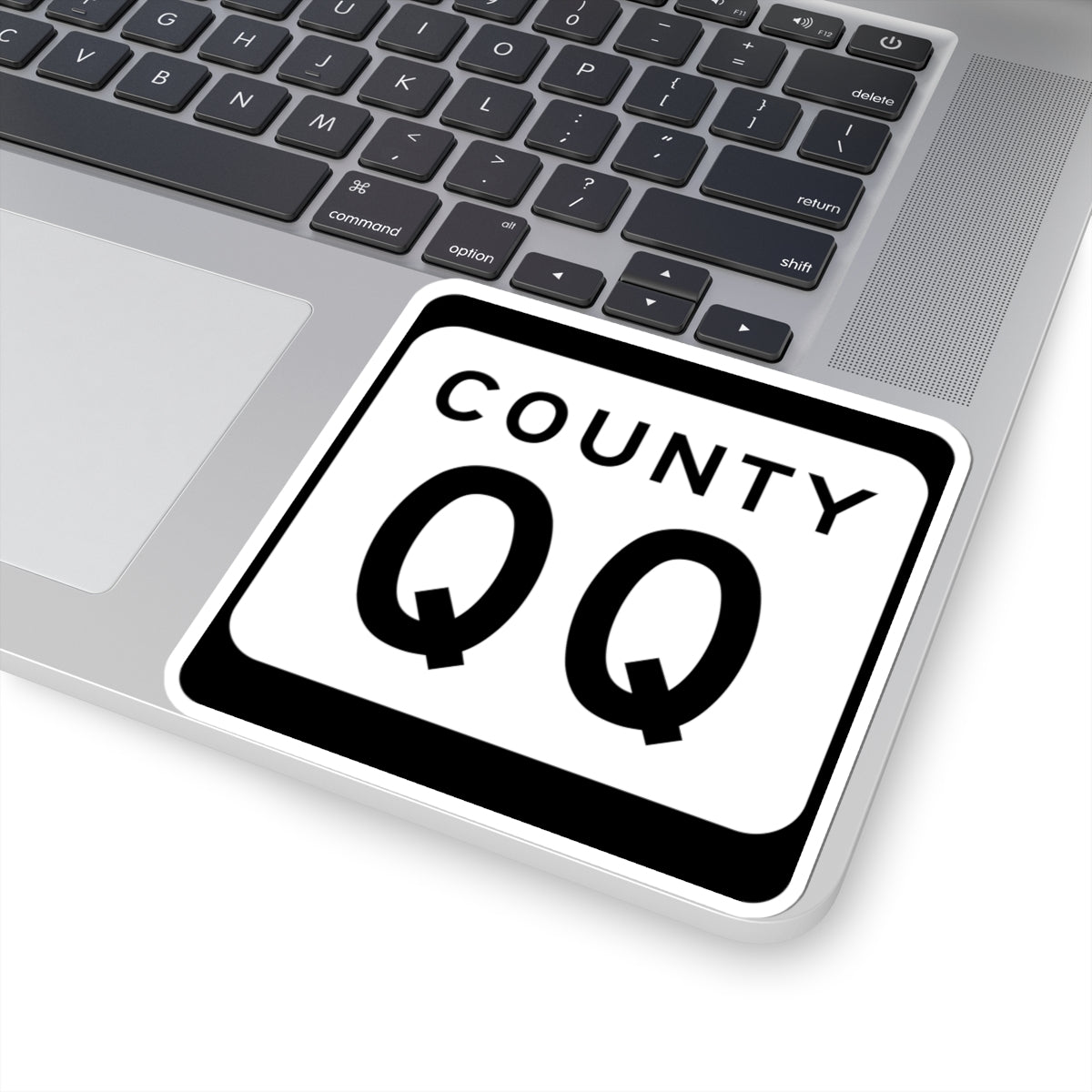 WIS County QQ (Wisconsin) (Road Sign) STICKER Vinyl Kiss-Cut Decal