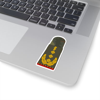 HA OS5 63b Generaloberstabsarzt a.D. HM L (Germany) (Military Rank) STICKER Vinyl Kiss-Cut Decal