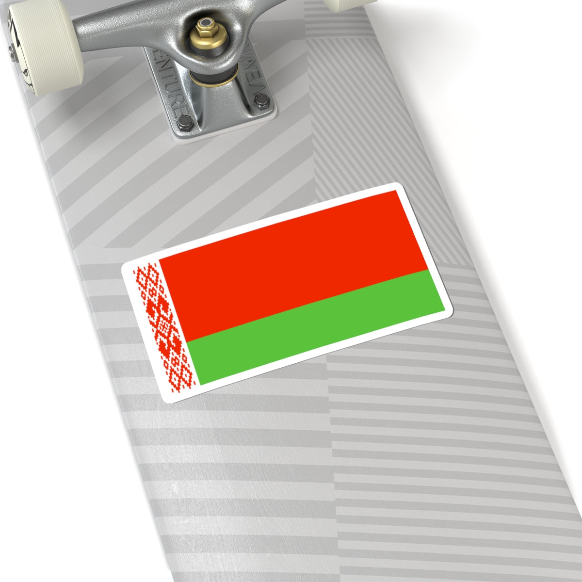 Flag of Belarus WFB 2000 (Belarus) STICKER Vinyl Kiss-Cut Decal