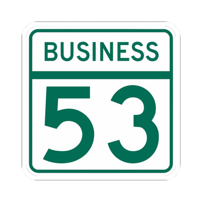 MD Route 53 Business (Maryland) (Road Sign) STICKER Vinyl Kiss-Cut Decal