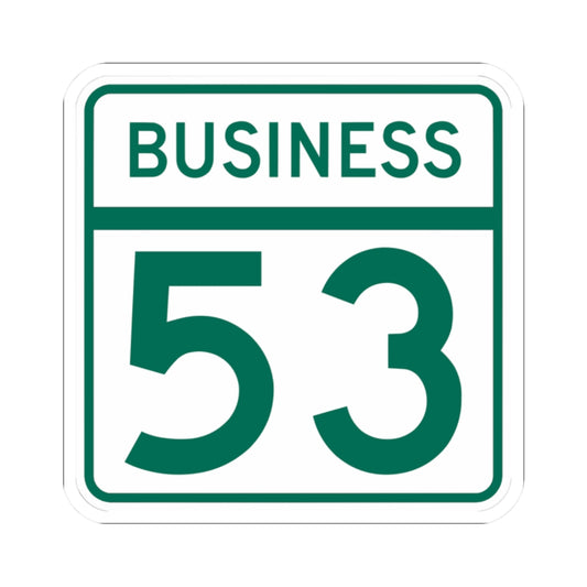 MD Route 53 Business (Maryland) (Road Sign) STICKER Vinyl Kiss-Cut Decal