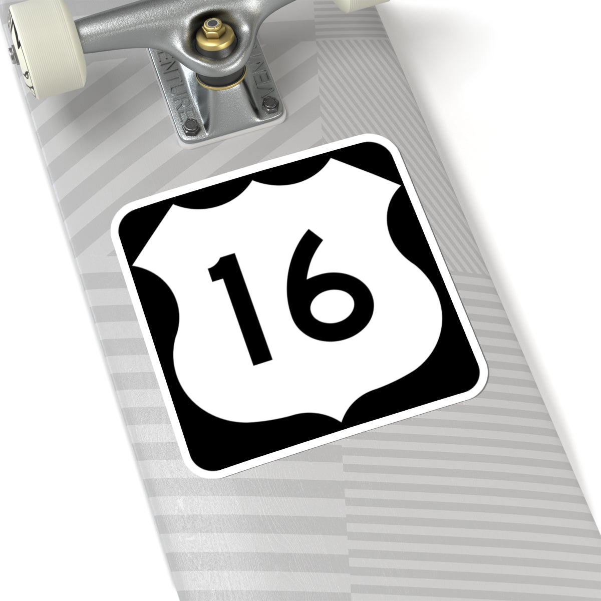 US 16 MN 1961 (Minnesota) (Road Sign) STICKER Vinyl Kiss-Cut Decal