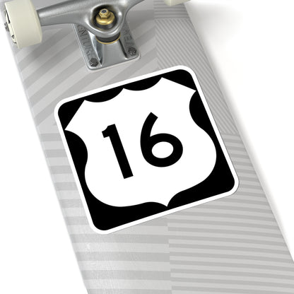 US 16 MN 1961 (Minnesota) (Road Sign) STICKER Vinyl Kiss-Cut Decal