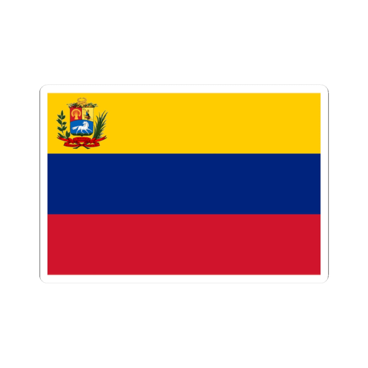 Flag of Venezuela 1836-1859 (Venezuela) STICKER Vinyl Kiss-Cut Decal