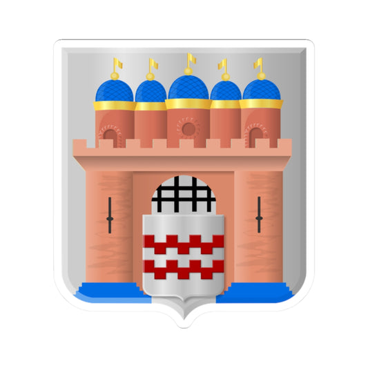 Asperen wapen (Netherlands) (Coat of Arms) STICKER Vinyl Kiss-Cut Decal