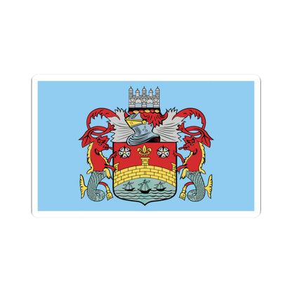 Cambridge City Council Flag (England) STICKER Vinyl Kiss-Cut Decal