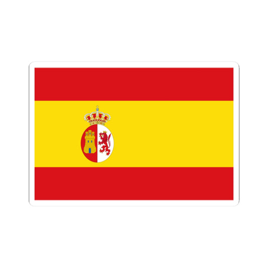 Flag of Spain 1785-1873 18751931 type 2 (Spain) STICKER Vinyl Kiss-Cut Decal