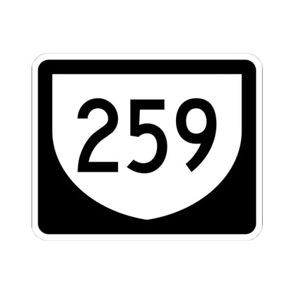 PR urban primary 259 (Puerto Rico) (Road Sign) STICKER Vinyl Kiss-Cut Decal