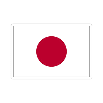 Flag of Japanbordered (Japan) STICKER Vinyl Kiss-Cut Decal