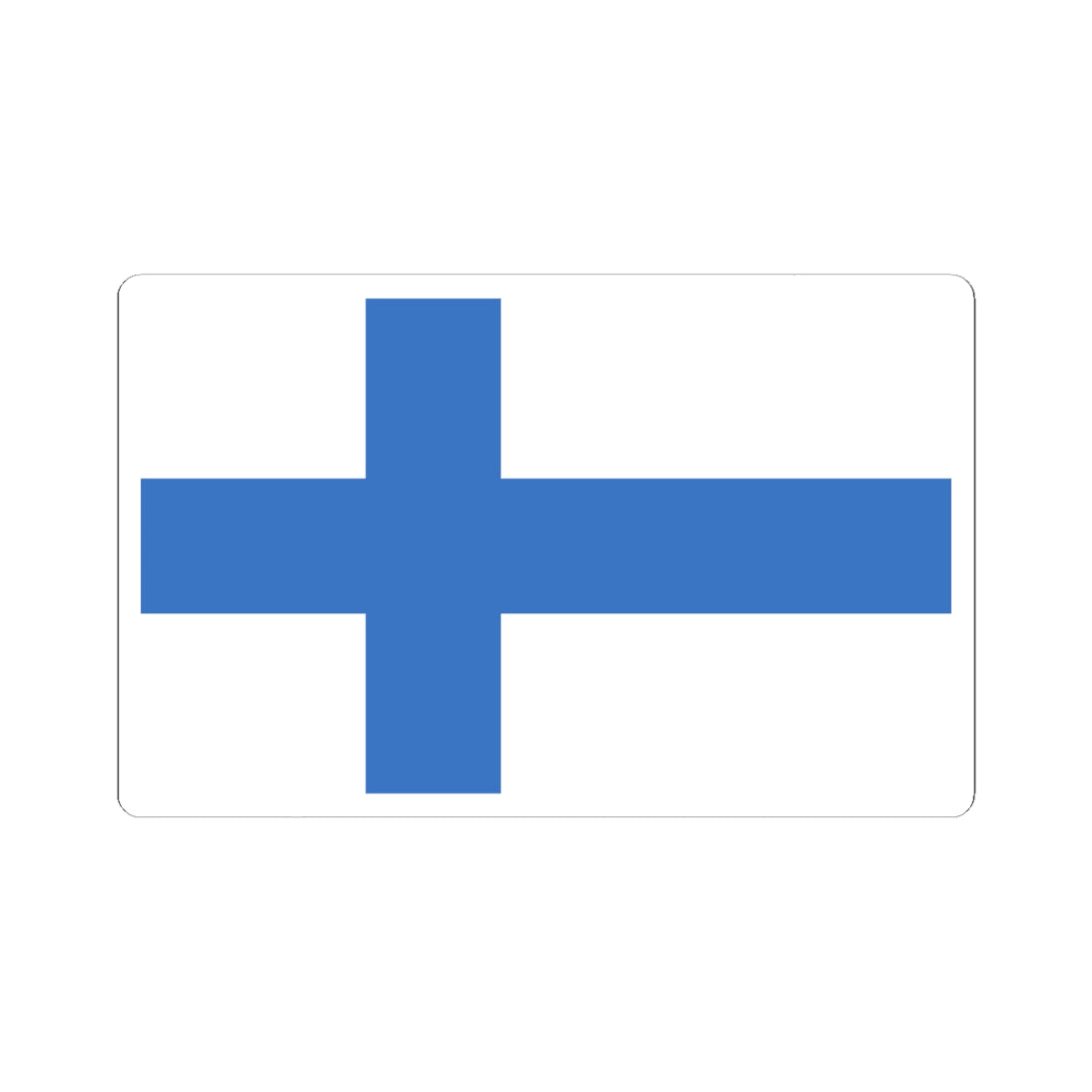 Flag of Finland 1918 (Finland) STICKER Vinyl Kiss-Cut Decal