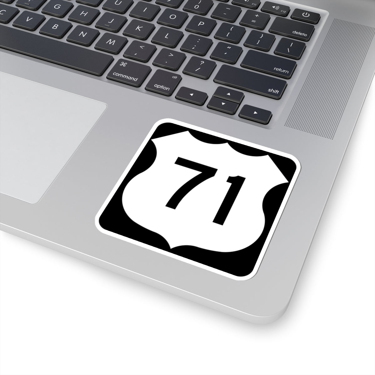 US 71 MN 1961 (Minnesota) (Road Sign) STICKER Vinyl Kiss-Cut Decal
