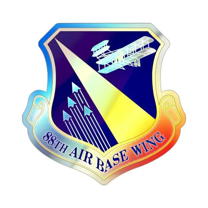 88th Air Base Wing (U.S. Air Force) Holographic STICKER Die-Cut Vinyl Decal 2 Inch - The Sticker Space