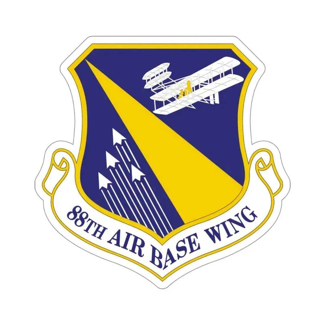 88th Air Base Wing (U.S. Air Force) STICKER Vinyl Die-Cut Decal 4 Inch - The Sticker Space