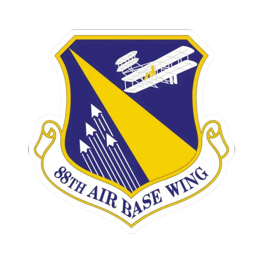 88th Air Base Wing (U.S. Air Force) STICKER Vinyl Kiss-Cut Decal 2 Inch White - The Sticker Space
