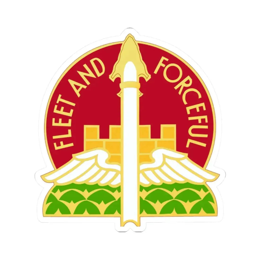 88th Artillery Group (U.S. Army) STICKER Vinyl Kiss-Cut Decal 2 Inch White - The Sticker Space