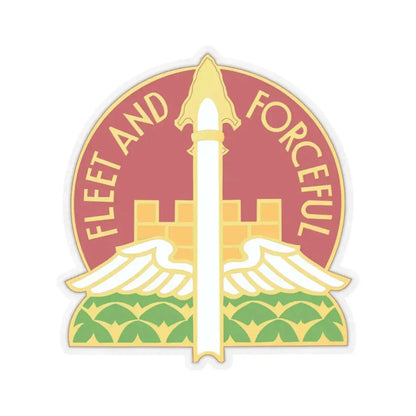 88th Artillery Group (U.S. Army) STICKER Vinyl Kiss-Cut Decal 3 Inch Transparent - The Sticker Space