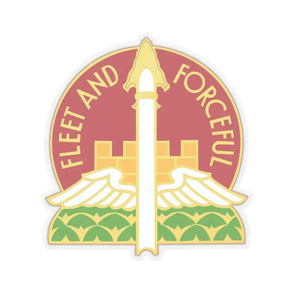 88th Artillery Group (U.S. Army) STICKER Vinyl Kiss-Cut Decal 4 Inch Transparent - The Sticker Space