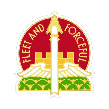 88th Artillery Group (U.S. Army) STICKER Vinyl Kiss-Cut Decal 4 Inch White - The Sticker Space