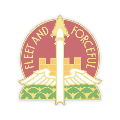 88th Artillery Group (U.S. Army) STICKER Vinyl Kiss-Cut Decal 6 Inch Transparent - The Sticker Space