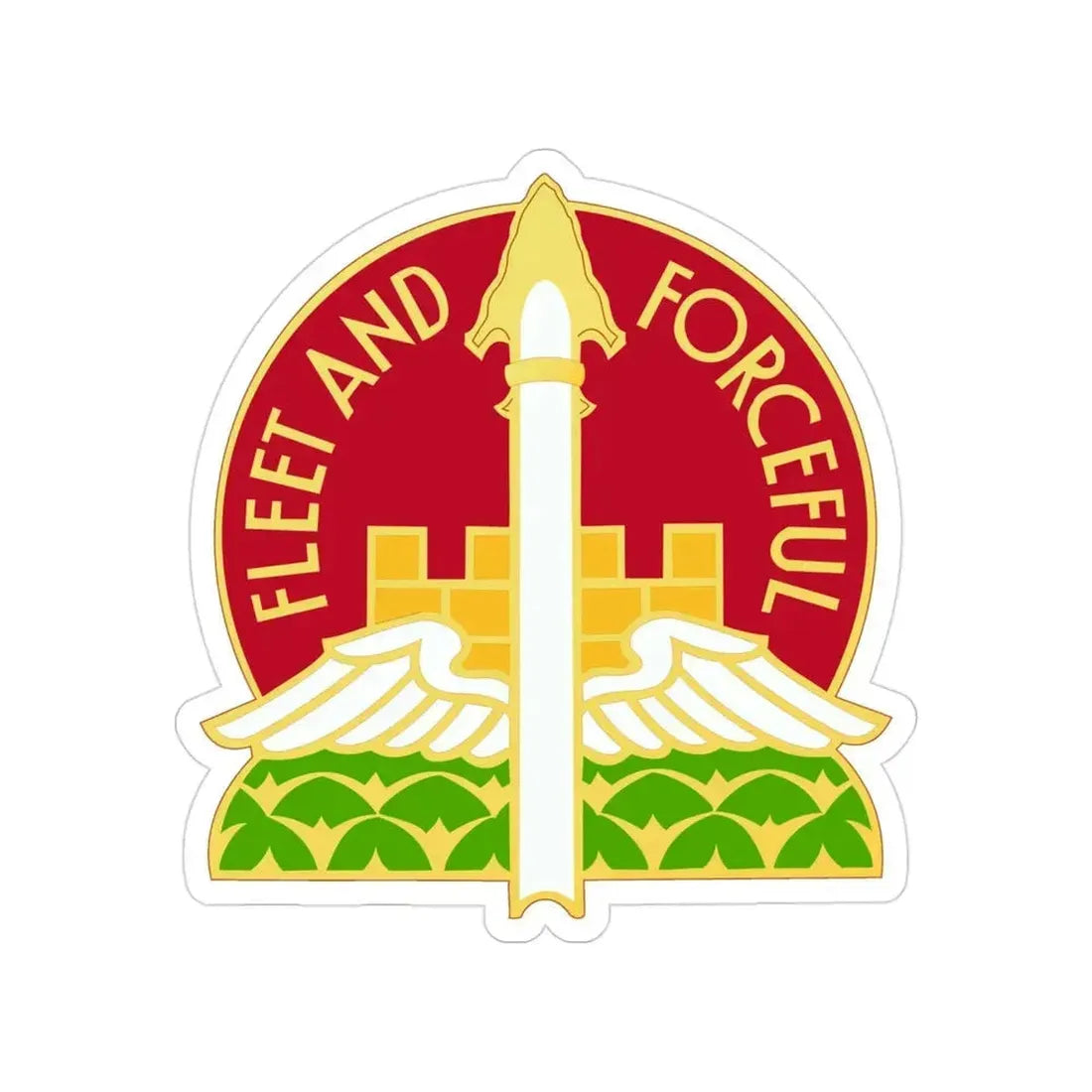 88th Artillery Group (U.S. Army) Transparent STICKER Die-Cut Vinyl Decal 3 Inch - The Sticker Space