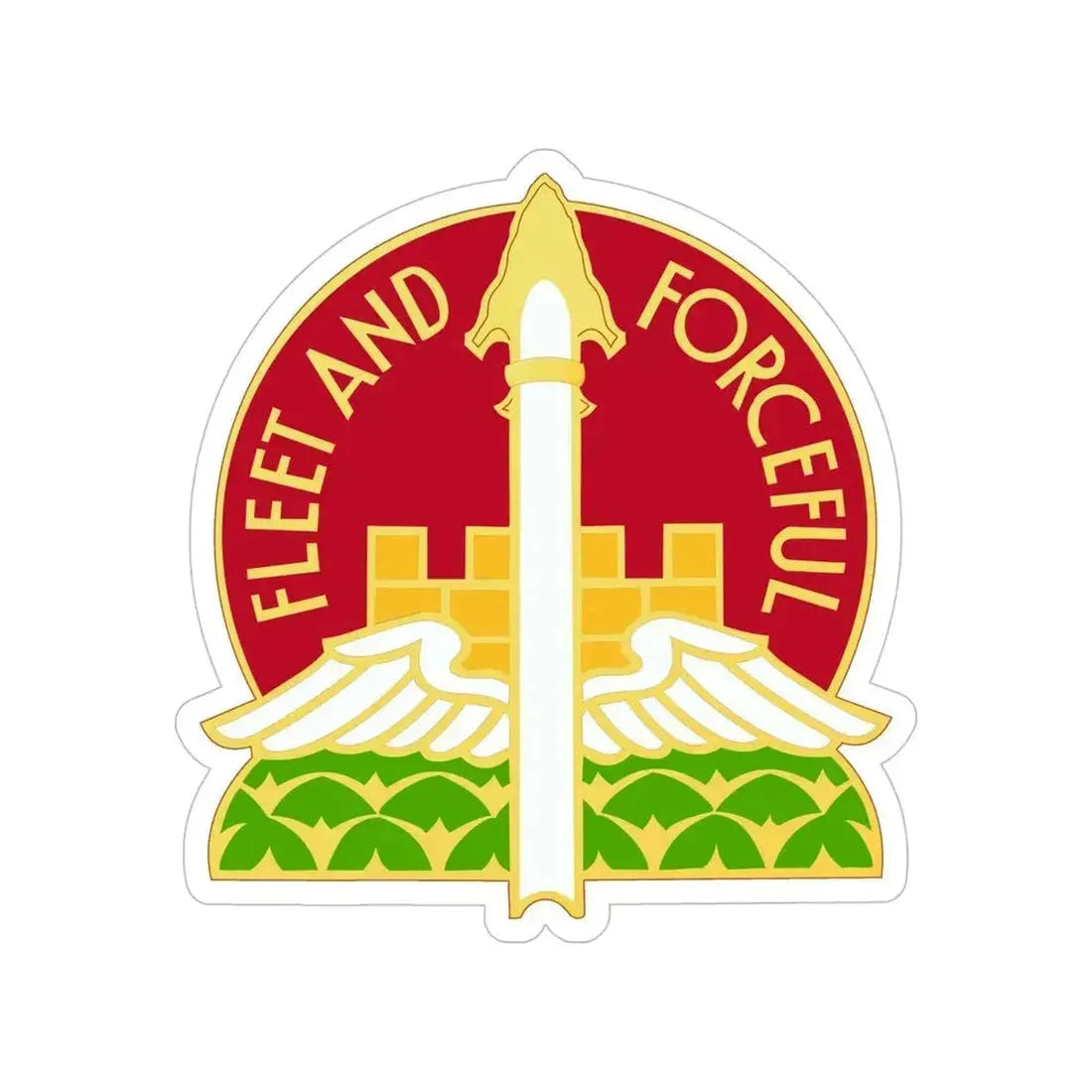 88th Artillery Group (U.S. Army) Transparent STICKER Die-Cut Vinyl Decal 6 Inch - The Sticker Space