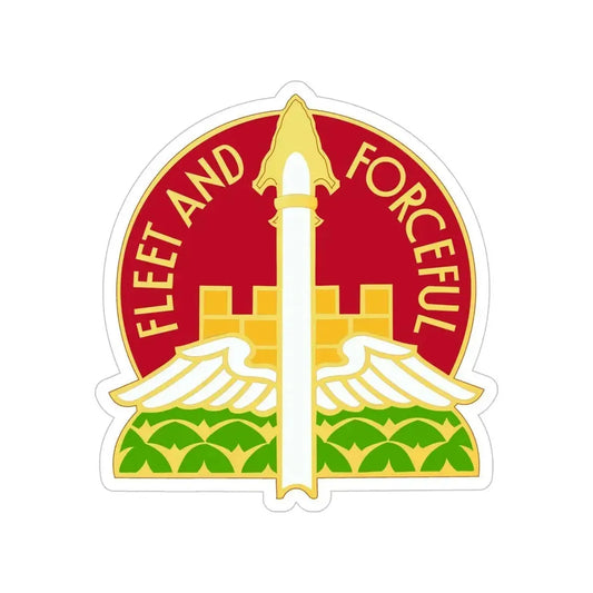 88th Artillery Group (U.S. Army) Transparent STICKER Die-Cut Vinyl Decal 6 Inch - The Sticker Space