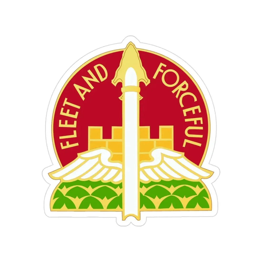 88th Artillery Group (U.S. Army) Transparent STICKER Die-Cut Vinyl Decal - The Sticker Space