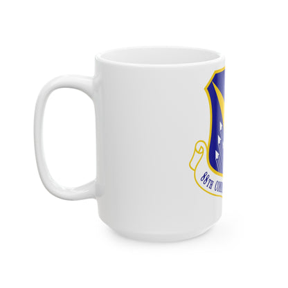 88th Communications Group (U.S. Air Force) White Coffee Mug-The Sticker Space