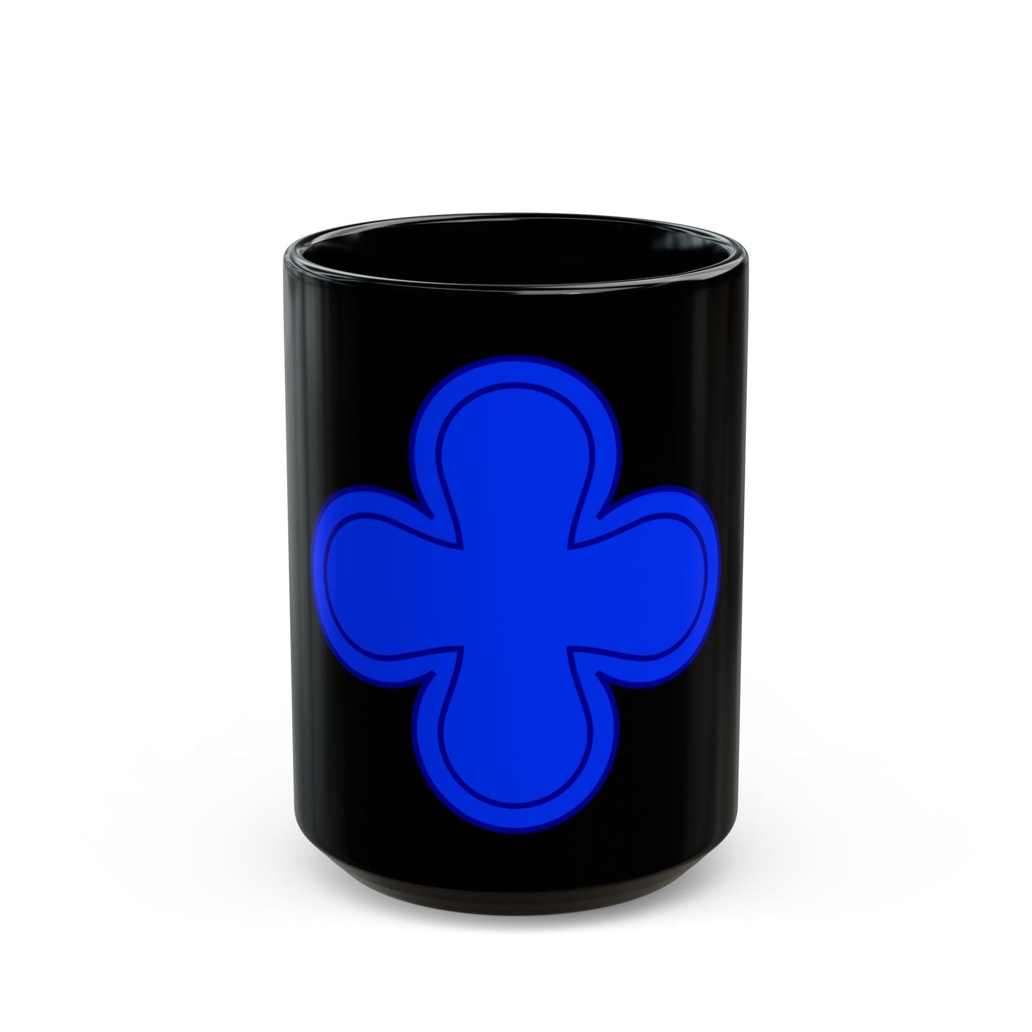 88th Infantry Division SSI (U.S. Army) Black Coffee Mug-15oz-The Sticker Space