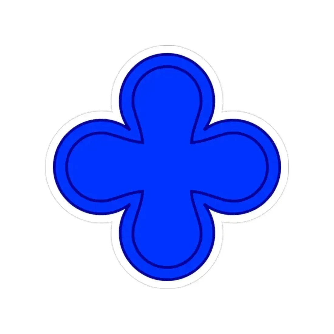 88th Infantry Division SSI (U.S. Army) Transparent STICKER Die-Cut Vinyl Decal 2 Inch - The Sticker Space