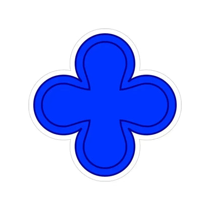 88th Infantry Division SSI (U.S. Army) Transparent STICKER Die-Cut Vinyl Decal 4 Inch - The Sticker Space