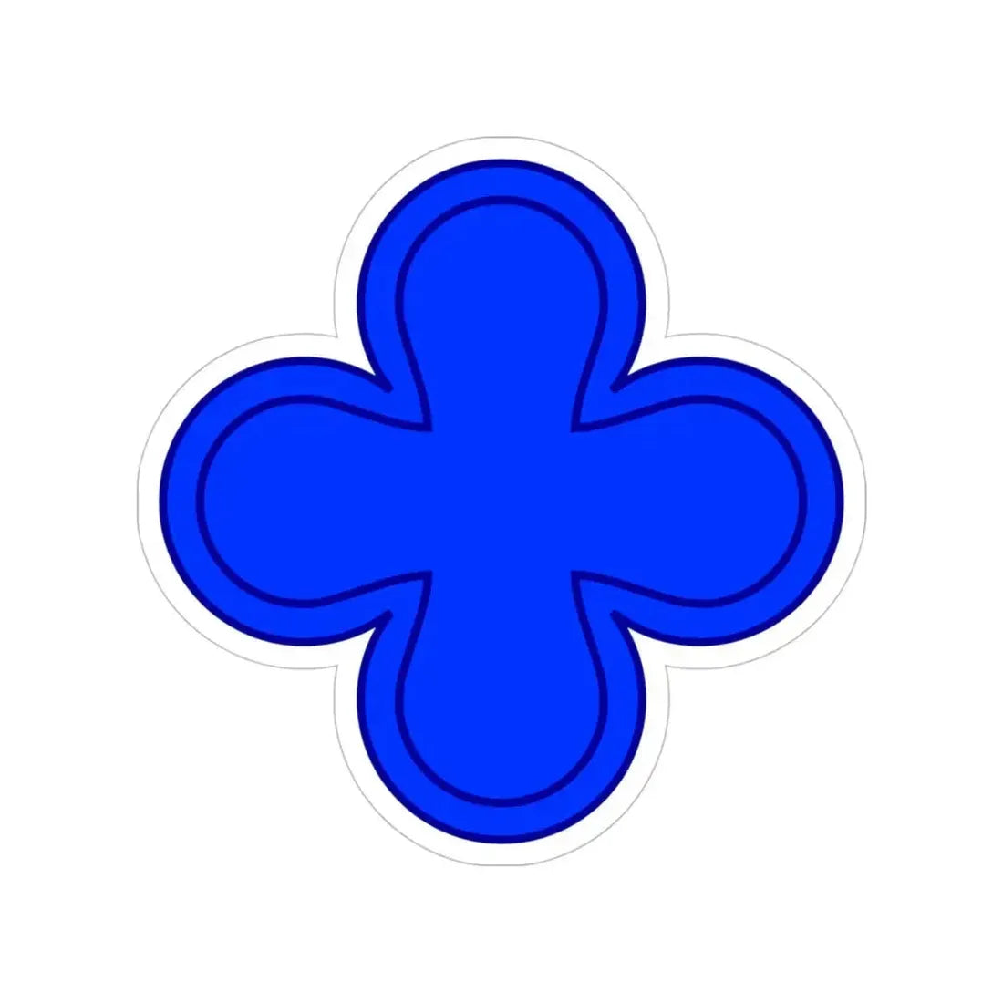 88th Infantry Division SSI (U.S. Army) Transparent STICKER Die-Cut Vinyl Decal 4 Inch - The Sticker Space