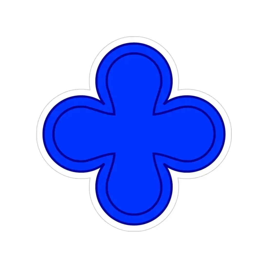 88th Infantry Division SSI (U.S. Army) Transparent STICKER Die-Cut Vinyl Decal 5 Inch - The Sticker Space