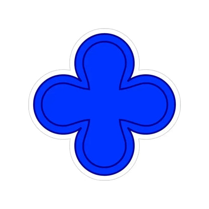 88th Infantry Division SSI (U.S. Army) Transparent STICKER Die-Cut Vinyl Decal 6 Inch - The Sticker Space