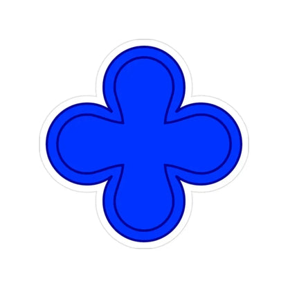 88th Infantry Division SSI (U.S. Army) Transparent STICKER Die-Cut Vinyl Decal - The Sticker Space