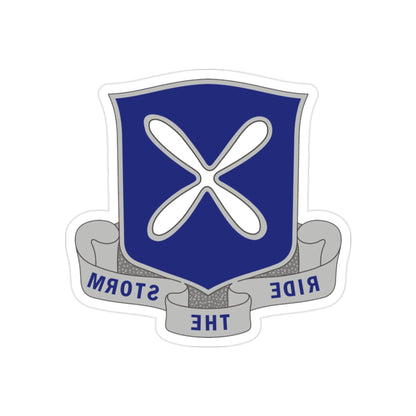 88th Infantry Regiment 2 (U.S. Army) REVERSE PRINT Transparent STICKER-2 Inch-The Sticker Space