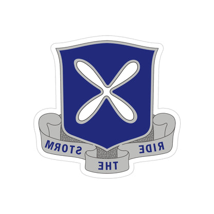 88th Infantry Regiment 2 (U.S. Army) REVERSE PRINT Transparent STICKER-4 Inch-The Sticker Space