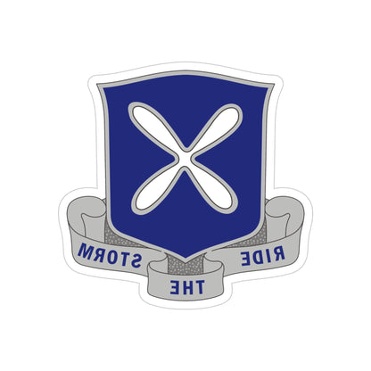 88th Infantry Regiment 2 (U.S. Army) REVERSE PRINT Transparent STICKER-5 Inch-The Sticker Space