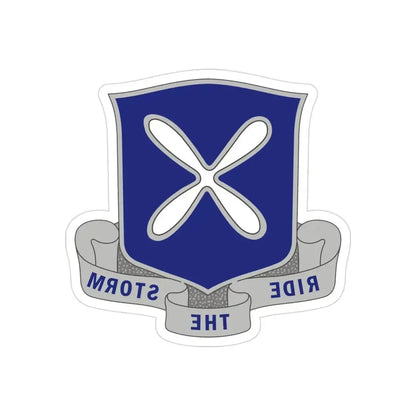 88th Infantry Regiment 2 (U.S. Army) REVERSE PRINT Transparent Die-Cut STICKER - The Sticker Space